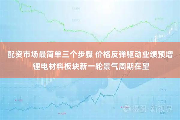 配资市场最简单三个步骤 价格反弹驱动业绩预增 锂电材料板块新一轮景气周期在望