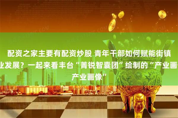 配资之家主要有配资炒股 青年干部如何赋能街镇产业发展？一起来看丰台“菁锐智囊团”绘制的“产业画像”
